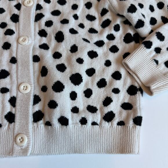 Hanna Andersson Ecru Organic Cotton Cardigan 90cm 3T - Picture 3 of 9